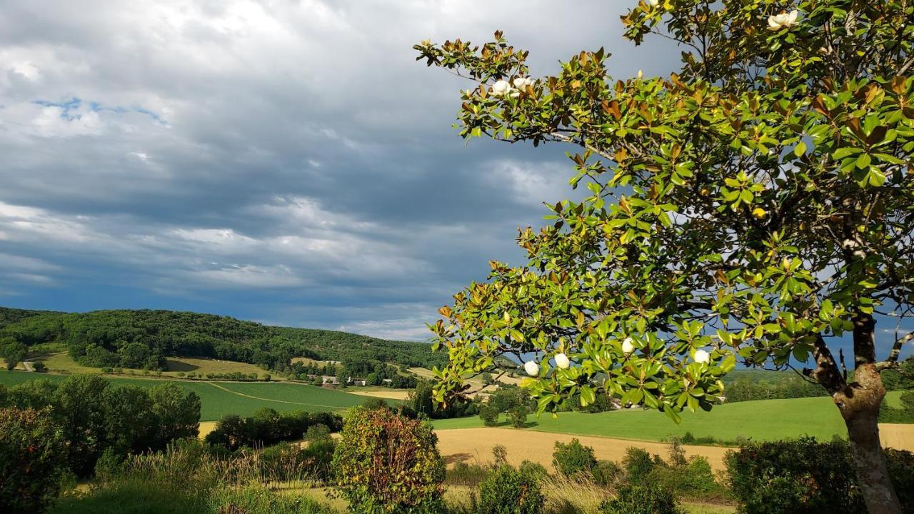 Manoir Le Moulinal47 - Vue Panoramique 호텔 Courbiac 외부 사진