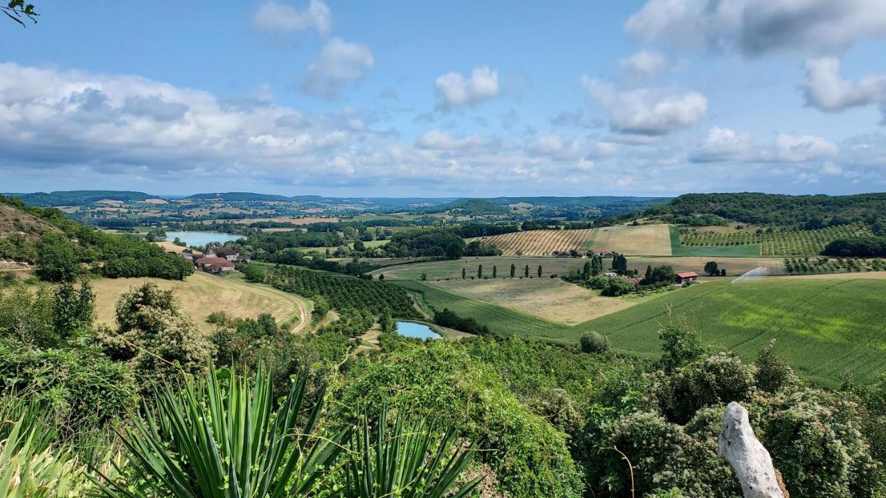 Manoir Le Moulinal47 - Vue Panoramique 호텔 Courbiac 외부 사진