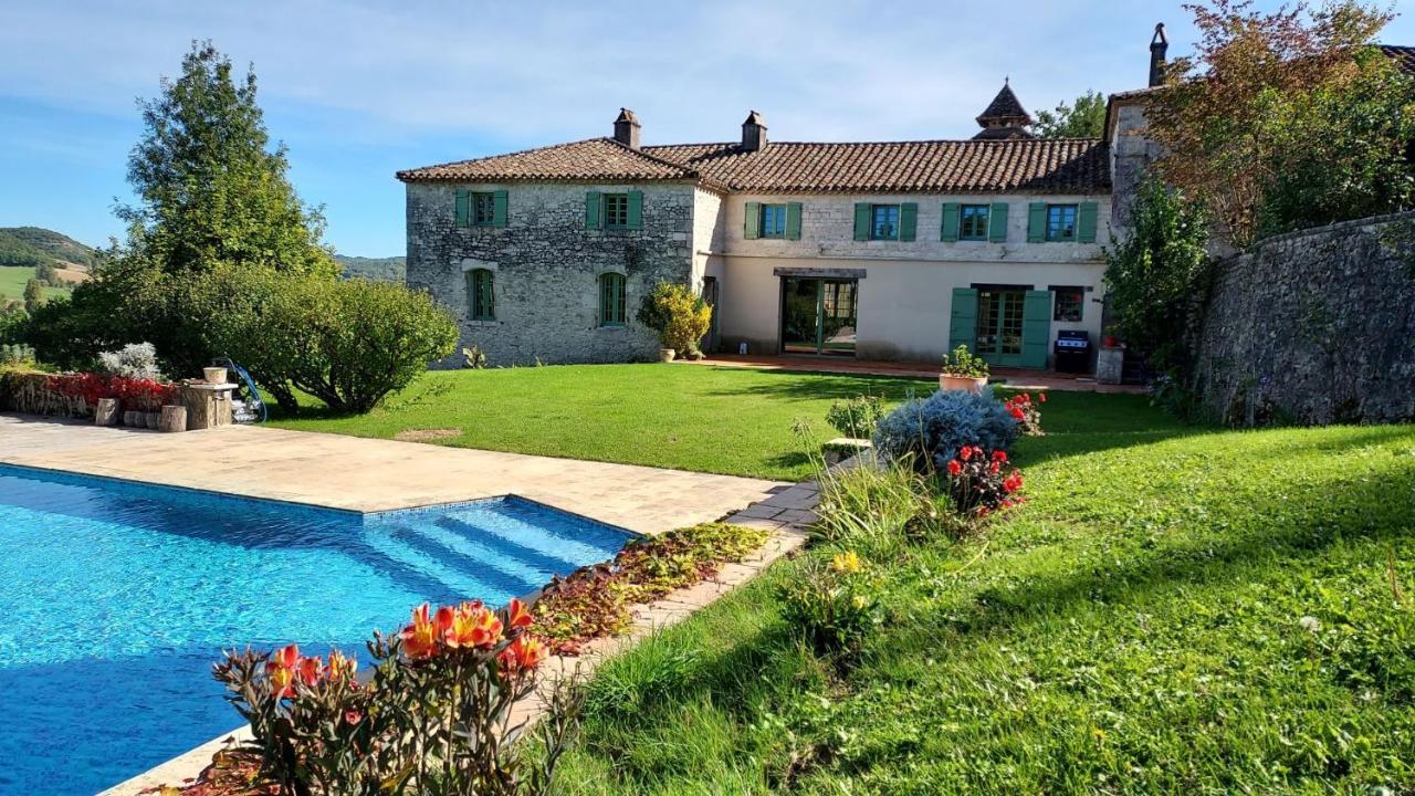 Manoir Le Moulinal47 - Vue Panoramique 호텔 Courbiac 외부 사진