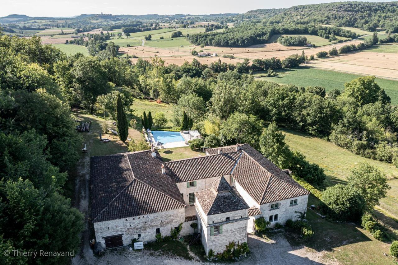 Manoir Le Moulinal47 - Vue Panoramique 호텔 Courbiac 외부 사진