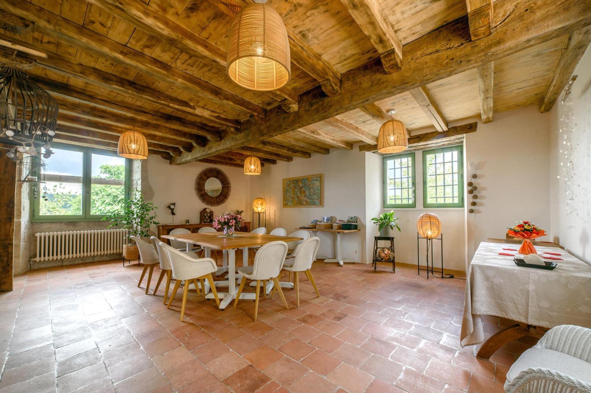 Manoir Le Moulinal47 - Vue Panoramique 호텔 Courbiac 외부 사진
